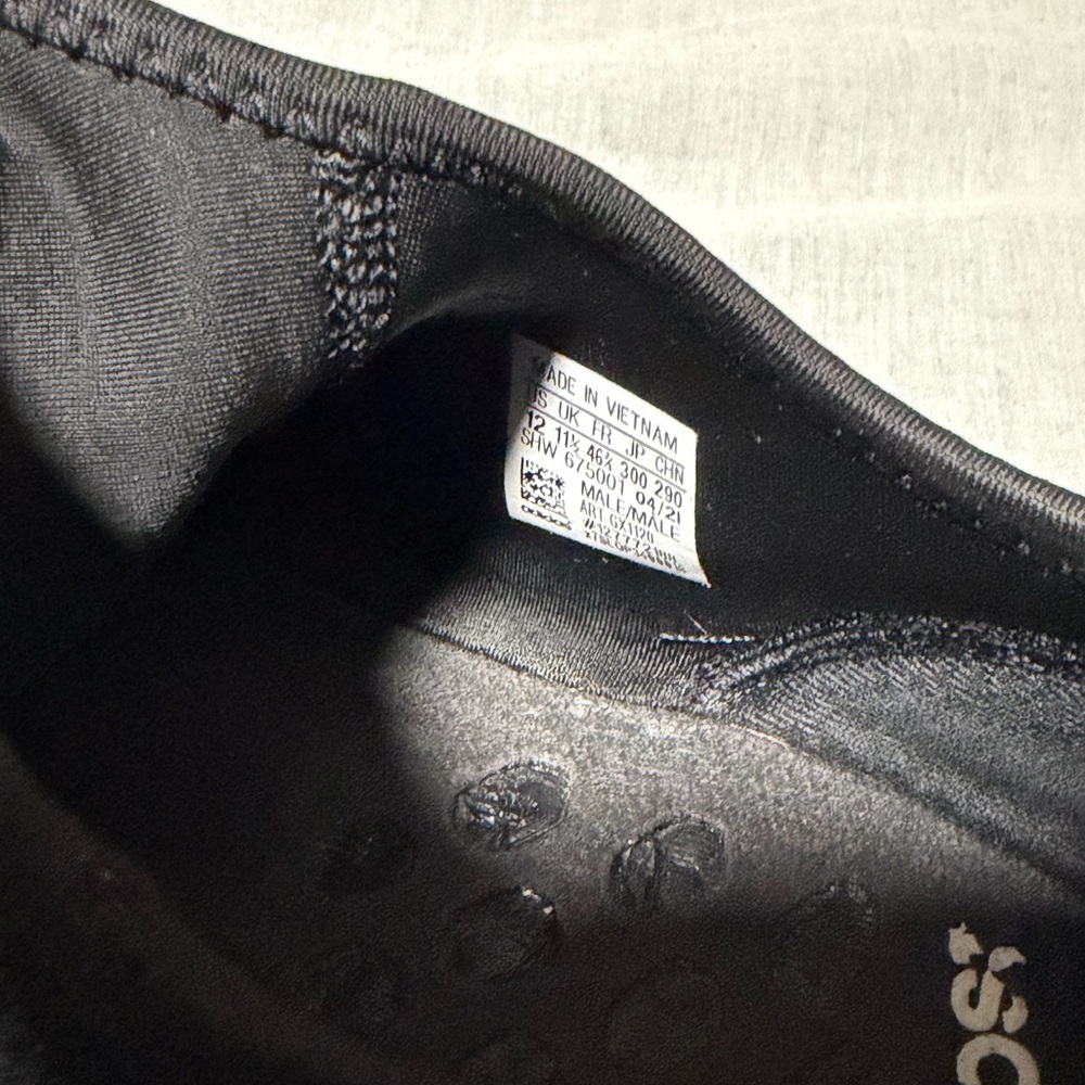 Adidas Black Athletic Footwear View 3